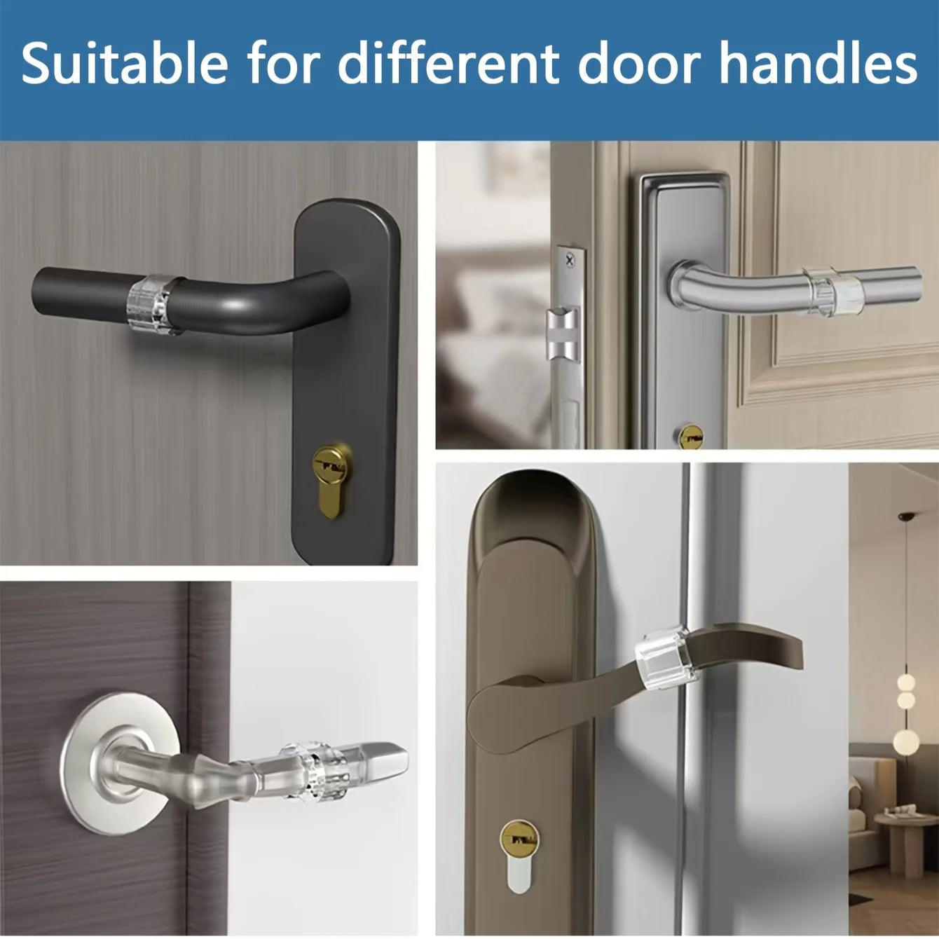 Door Handle Bumper Set of 5 Silicone