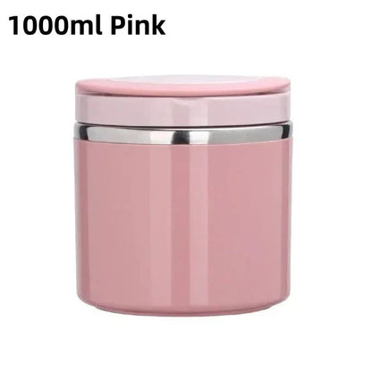 Stainless Steel Thermal Lunchbox with Handle – 630 ml & 1000 ml