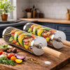 GrillEase™ Rolling Basket — Master the Grill and Enjoy Juicy, Perfectly Cooked Delicacies with Every Turn!