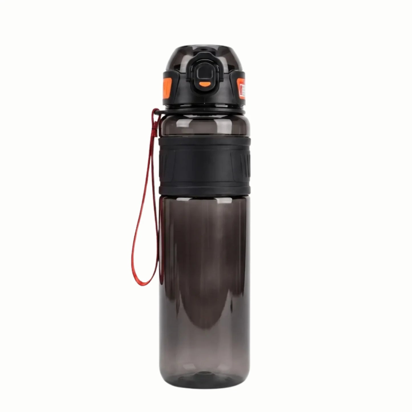 Leak-proof Sports Water Bottle with Screw Cap and Integrated Straw
