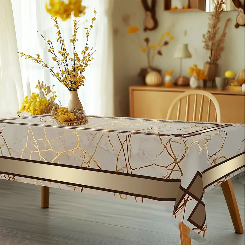 LuxeGuard™ Marble Tablecloth — Flawless Protection That Lets Every Moment Shine Worry-Free