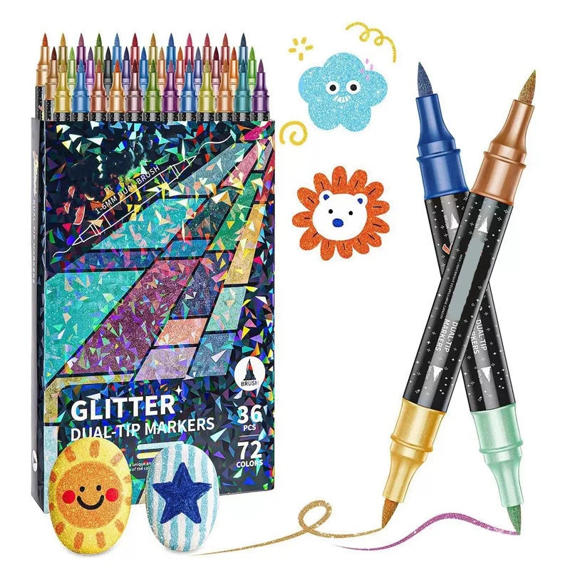 Glimora Double-Sided Glitter Pen Set