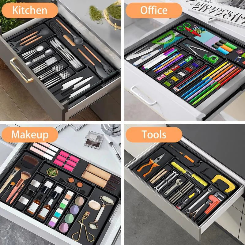 Expandable Drawer Organizer for Cutlery