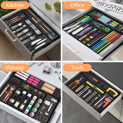 Expandable Drawer Organizer for Cutlery