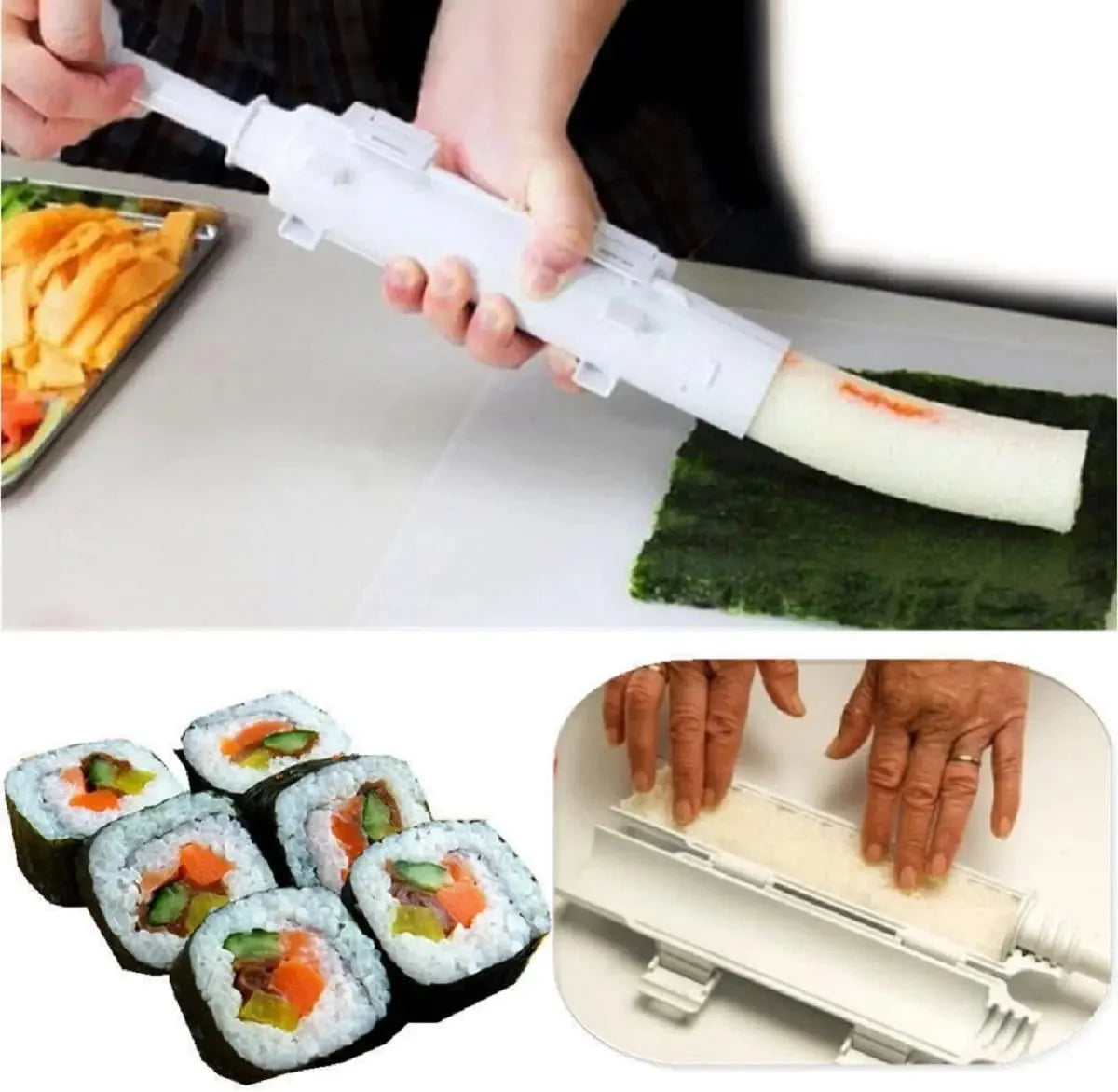 Sushi Bazooka Set with Bamboo Rolling Mat