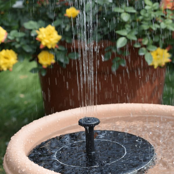 AquaLuxe™ Solar Fountain — Enchant Your Garden with Lively Water Play and Solar Energy