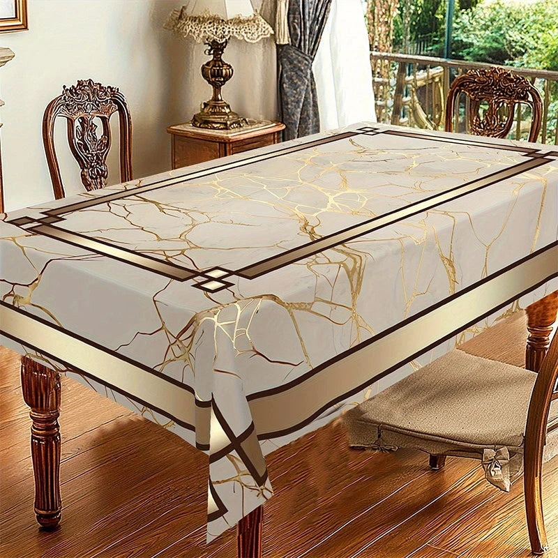 LuxeGuard™ Marble Tablecloth — Flawless Protection That Lets Every Moment Shine Worry-Free