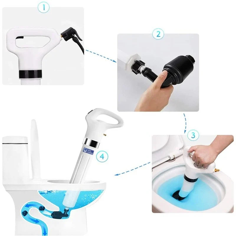 DrainBlast Drain Cleaner with Pneumatic Pressure
