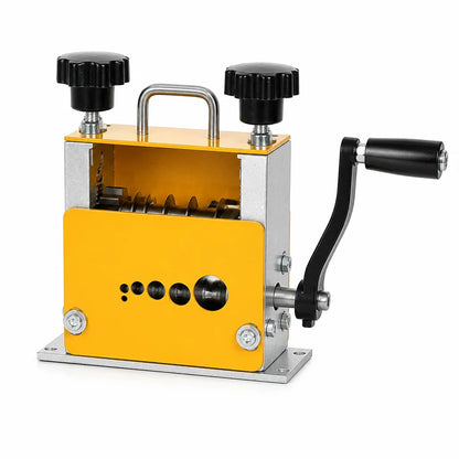 Dual-Mode Crank and Drill Machine Multi-Hole Wire Stripper