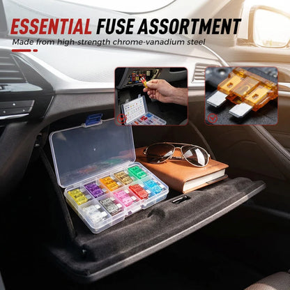 Car Fuse Kit 300 Pieces with Fuse Puller