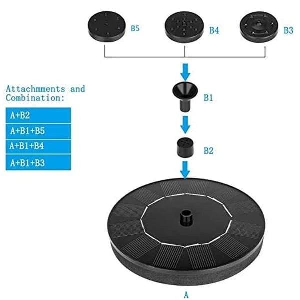 AquaLuxe™ Solar Fountain — Enchant Your Garden with Lively Water Play and Solar Energy