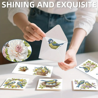 Diamond Painting Greeting Card Set 12 Pieces