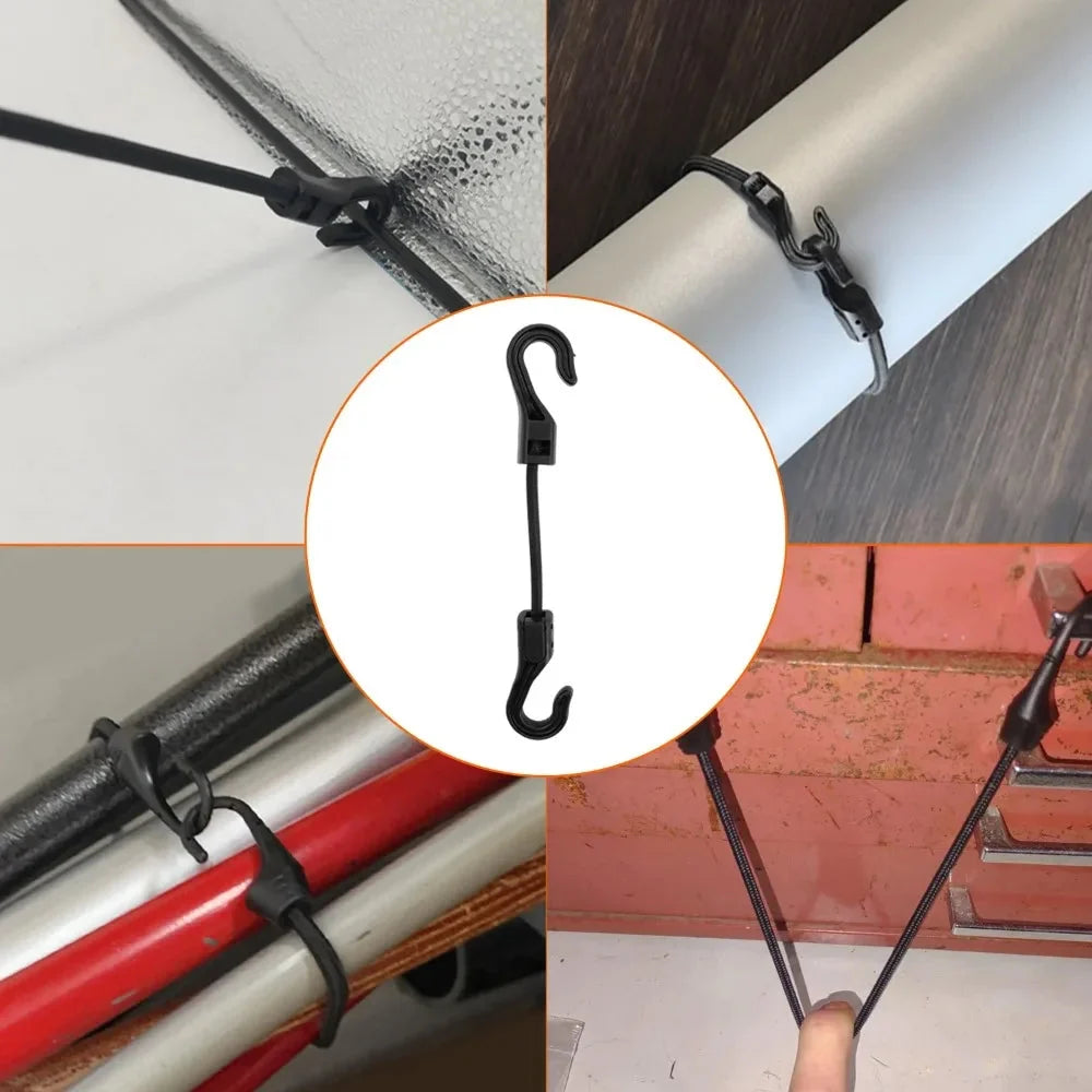 Bungee Cord with Double Hooks for Camping