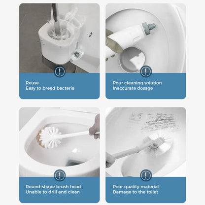 Disposable Toilet Brush for Bath & WC