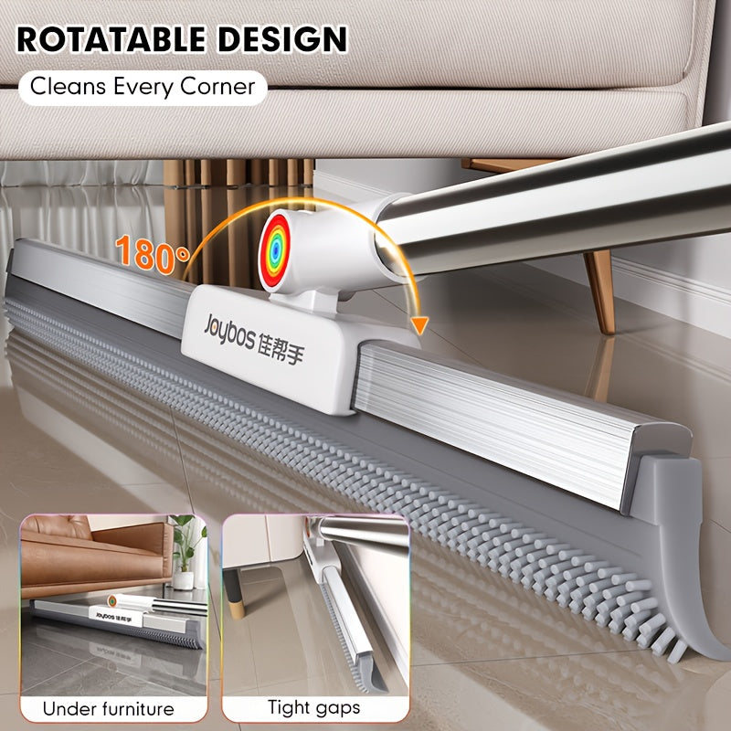 Floor mop with TPE brush strip