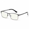 Anti-Blue Light Metal Half-Rim Reading Glasses (Available +1.0–+4.0)