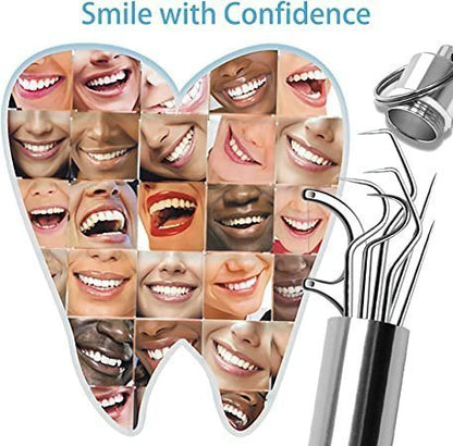 7-piece stainless steel toothpick set