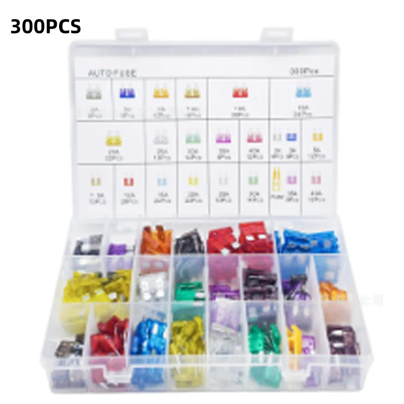 Car Fuse Kit 300 Pieces with Fuse Puller