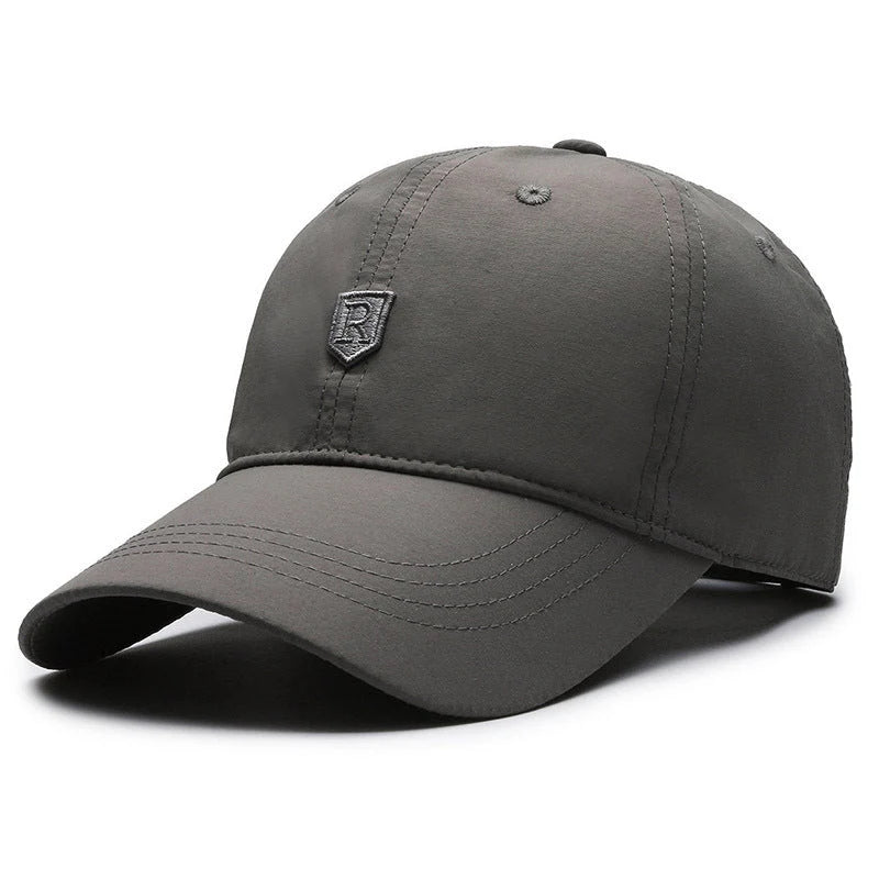 Perforated breathable men's sports cap