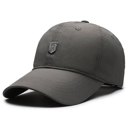 Perforated breathable men's sports cap