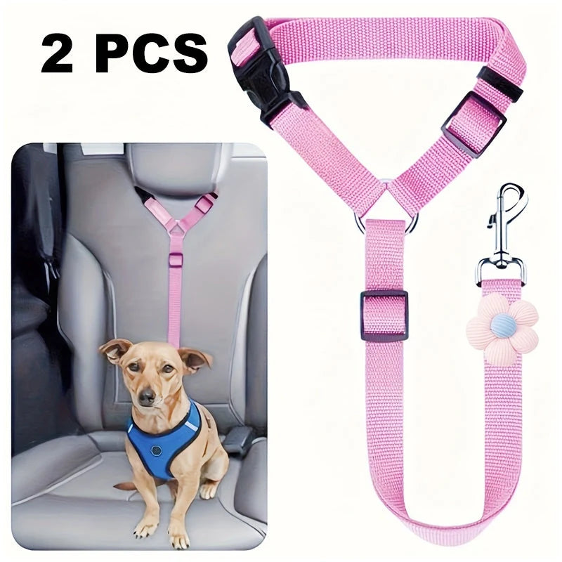 Dog Safety Belt & Leash 2-in-1
