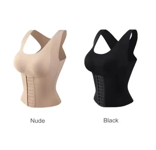 WaistSculpt™ Push-up Bra with Adjustable Straps and Removable Pads