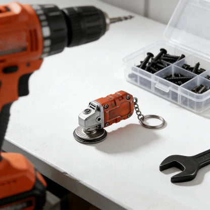 EdgeCraft™ Mini Grinder Keychain — Compact, Decorative, and Always Within Reach