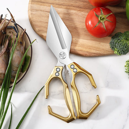 Multi-function Kitchen Scissors made of 3Cr13 Stainless Steel