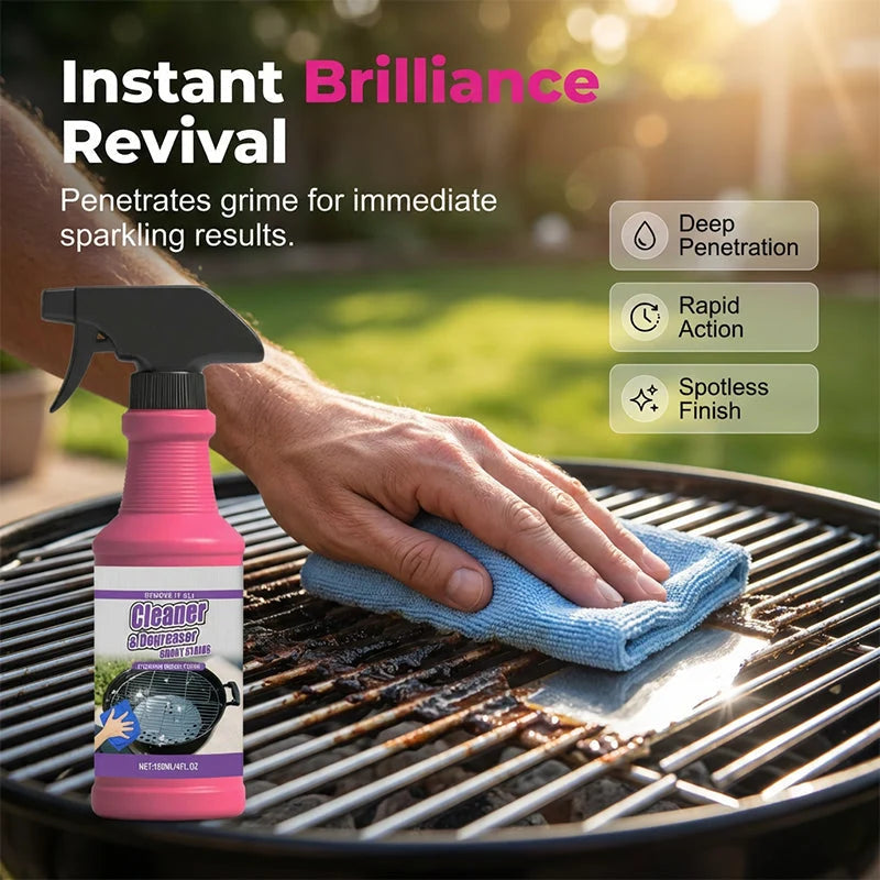 PyroFlash™ — Banishes Grease and Dirt So Your Grill Shines Like New Again!