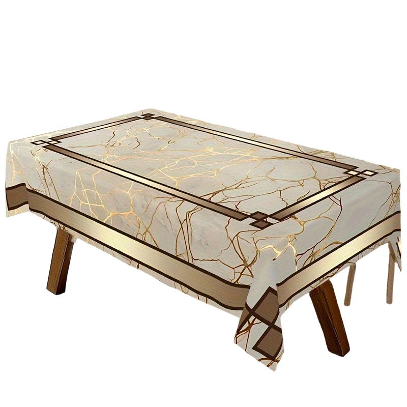 LuxeGuard™ Marble Tablecloth — Flawless Protection That Lets Every Moment Shine Worry-Free