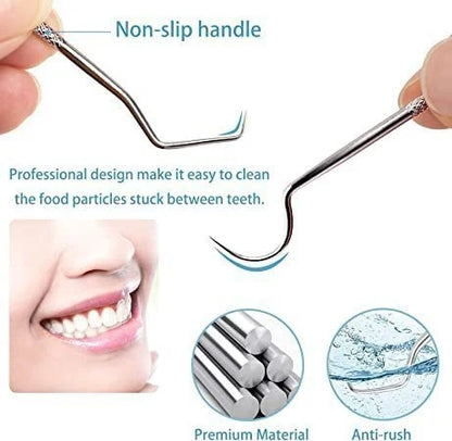 7-piece stainless steel toothpick set