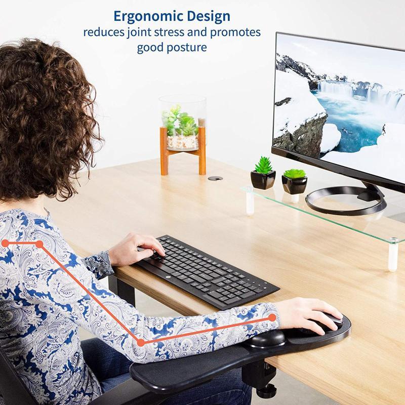 Ergonomic Armrest with Mousepad