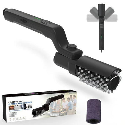 PowerScrubPro™ — Make your grill sparkling clean in no time and enjoy more time with your loved ones!