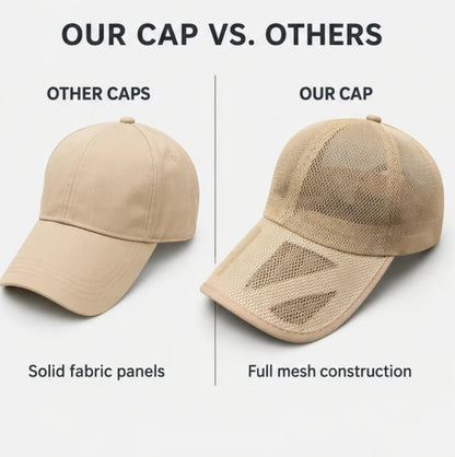 Mesh Baseball Cap with Breathability