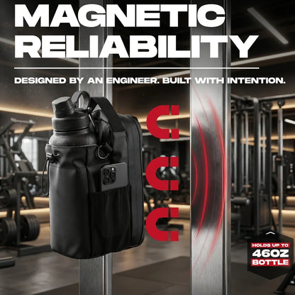 Magnetic Sports Bag with Bottle Holder