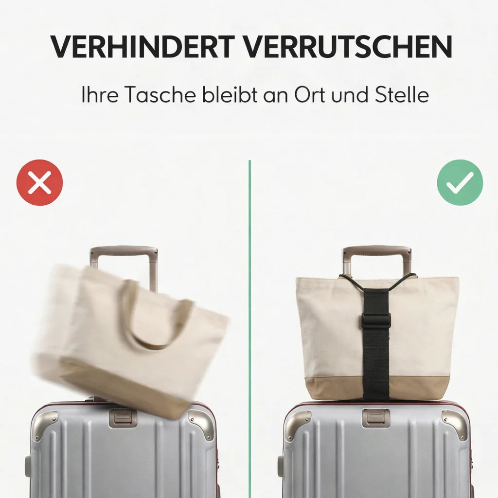 GripTether™ — Never chase your bag again and travel relaxed