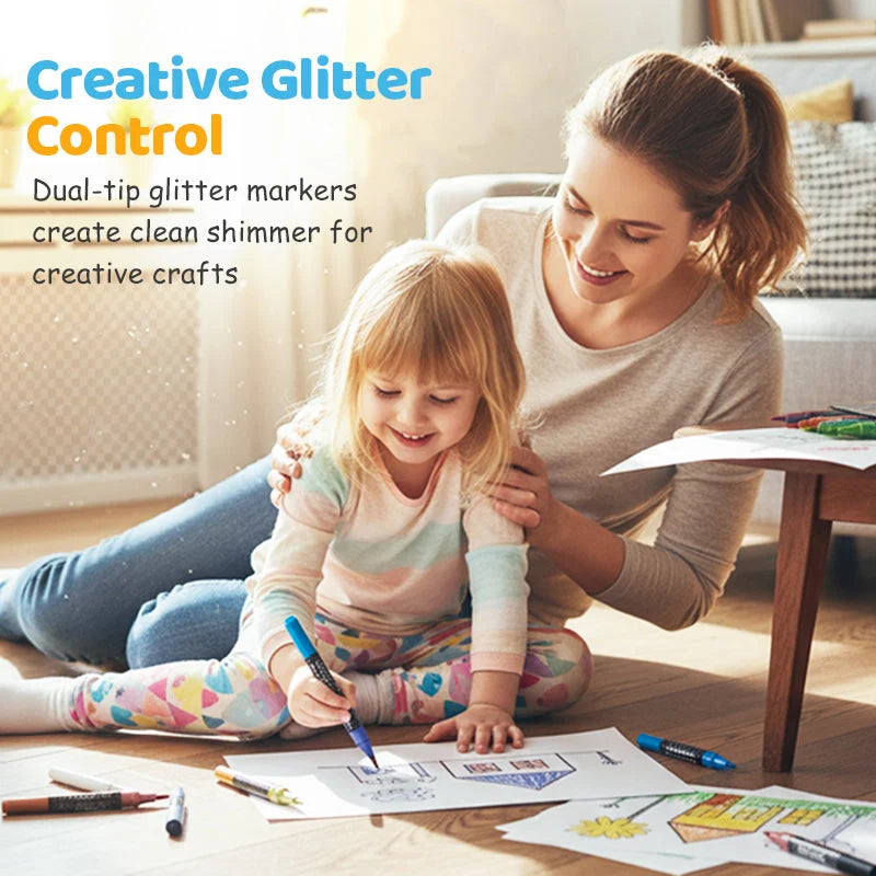Glimora Double-Sided Glitter Pen Set