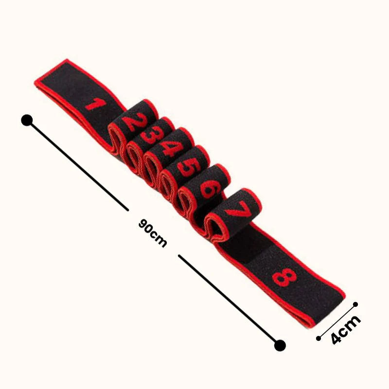 Resistance Band with 8 Segments – Yoga & Stretching