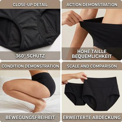 360° Leak-Proof, Three-Layer High-Waist Period Underwear
