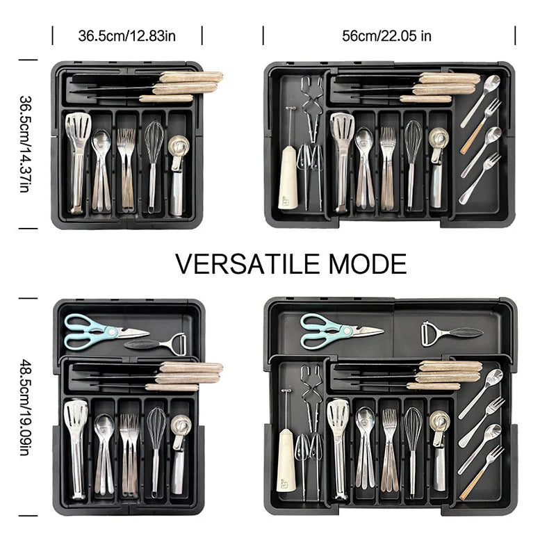 Expandable Drawer Organizer for Cutlery