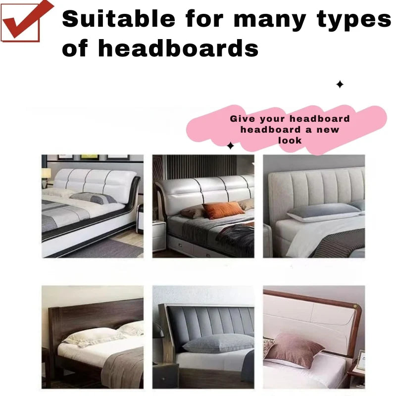 Headboard Protective Cover Soft Velvet Bed