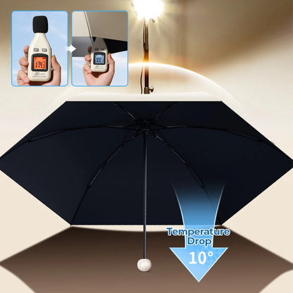 Capsule Pocket Umbrella with Sun Protection