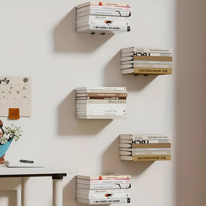 Floating shelf with invisible wall mount