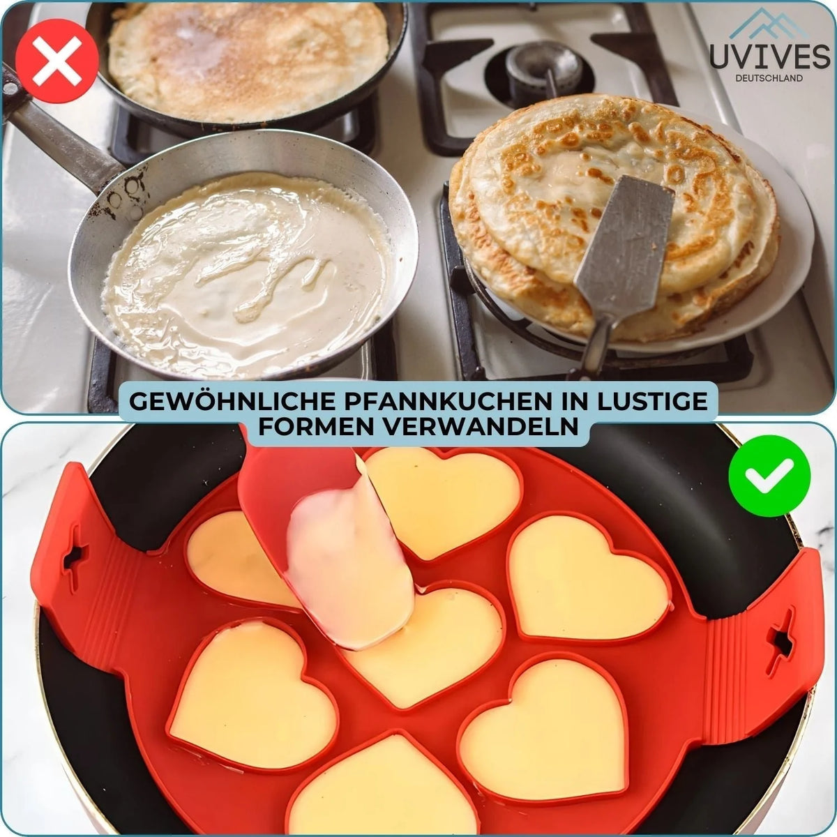 SweetFlip Silicone Pancake Mold
