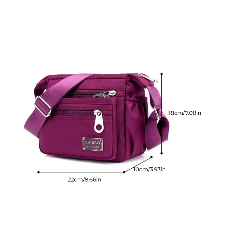Women's Crossbody Bag Nylon Water-Repellent