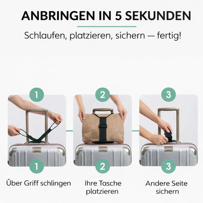 GripTether™ — Never chase your bag again and travel relaxed