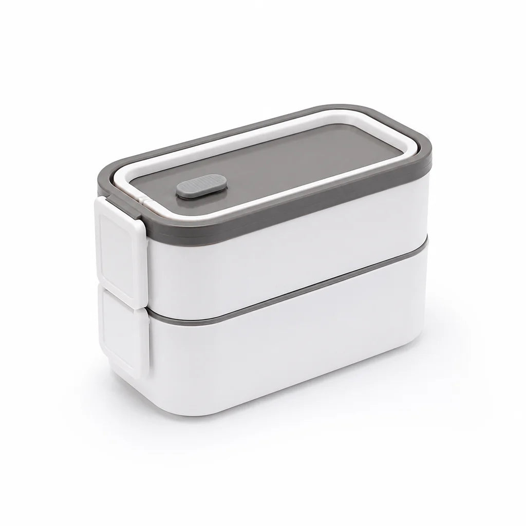 Stainless Steel Two-Layer Airtight Bento Lunch Box