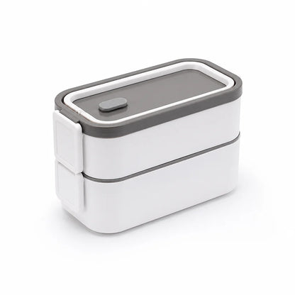 Stainless Steel Two-Layer Airtight Bento Lunch Box
