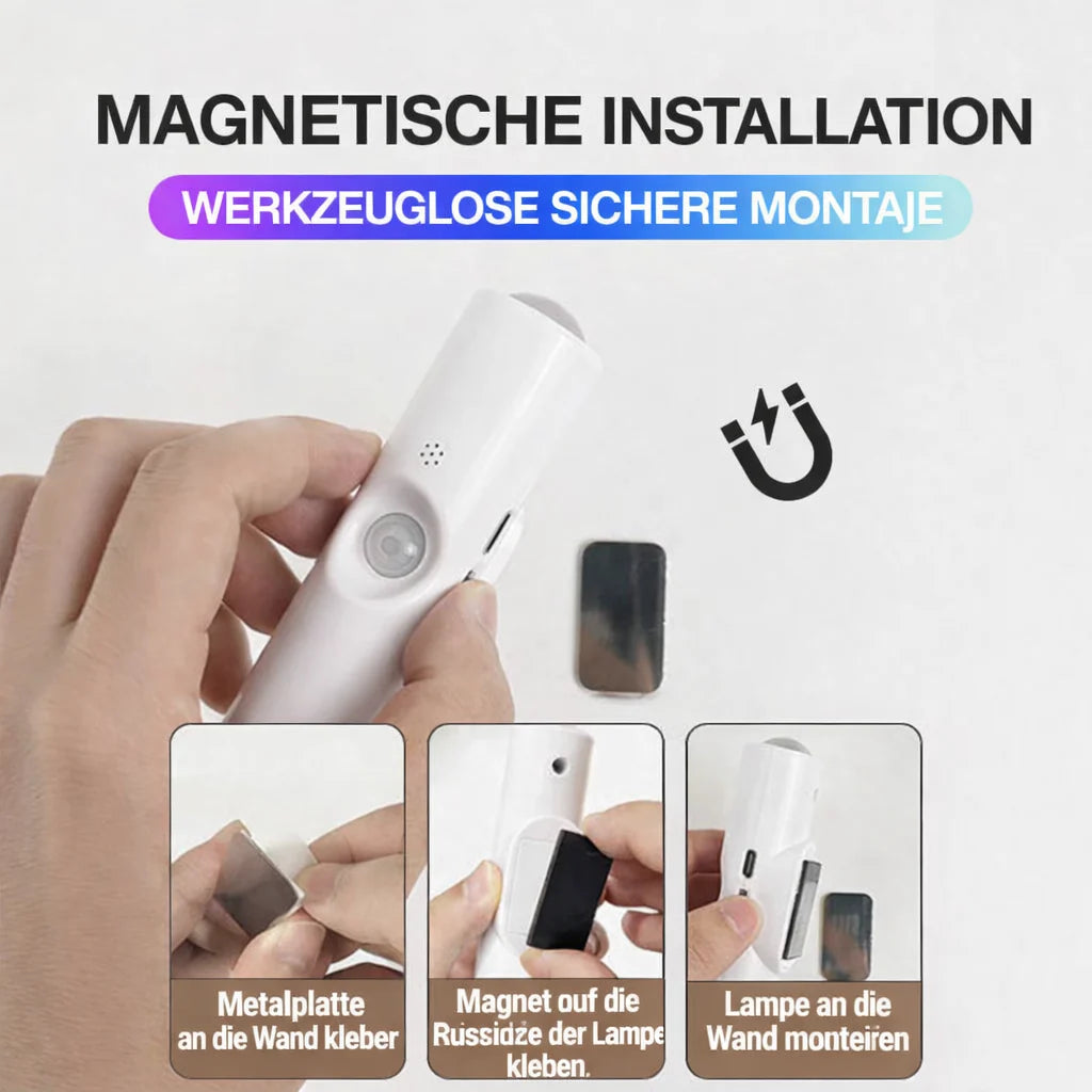 GlowAura™ — Transform dark rooms into radiant cozy oases with magical color variety and smart motion detection
