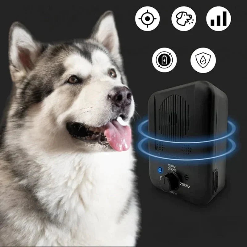 SilentGuard™ – Ultrasonic Anti-Bark Device for Home & Garden